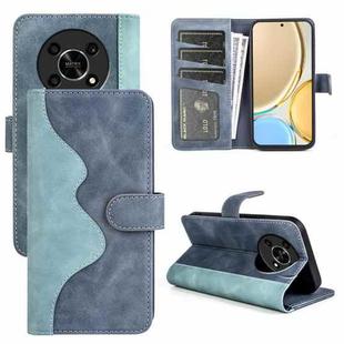 For Honor X30 / Magic Lite Stitching Horizontal Flip Leather Phone Case(Blue)