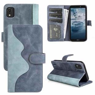 For Nokia C2 2nd Edition Stitching Horizontal Flip Leather Phone Case(Blue)