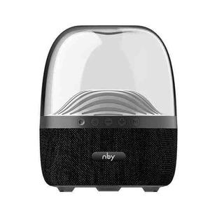 NBY 6680 Colorful Light 6D Stereo Wireless Bluetooth Speaker(Black)