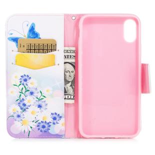 Colored Drawing Pattern Horizontal Flip Leather Case for Samsung Galaxy A20e ,with Holder & Card Slots & Wallet(Butterfly Love)