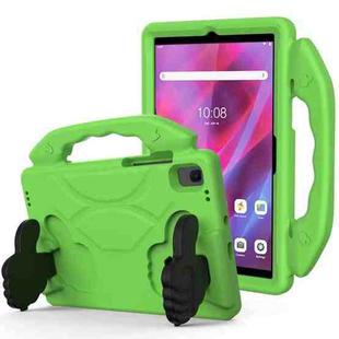 For Lenovo K10 TB-X6C6F 10.3 inch Thumb Bracket EVA Shockproof Tablet Case(Green)