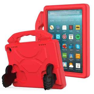 For Amazon Kindle Fire HD8 2020 Thumb Bracket EVA Shockproof Tablet Case(Red)