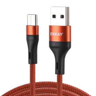 ENKAY ENK-CB119 1m USB 3.0 to USB-C / Type-C 5A Super Fast Charging Sync Data Cable(Orange)
