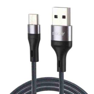 ENKAY ENK-CB119 1m USB 3.0 to USB-C / Type-C 5A Super Fast Charging Sync Data Cable(Grey)