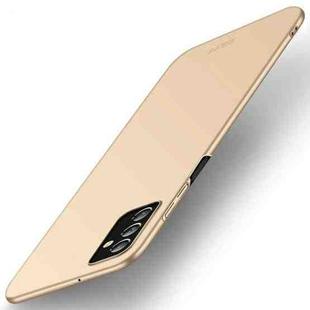 For Samsung Galaxy M52 5G MOFI Frosted PC Ultra-thin Hard Case(Gold)
