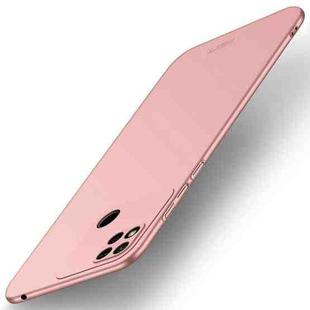 For Xiaomi Redmi 10A MOFI Frosted PC Ultra-thin Hard Case(Rose Gold)