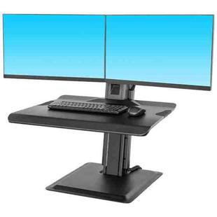 NORTH BAYOU NB L100 Sit-Stand Workstation Desk Table Clamp Dual LCD Monitor Mount For 22-27 inch