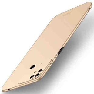 For Xiaomi Redmi 10C / Redmi 10 Power MOFI Frosted PC Ultra-thin Hard Case(Gold)