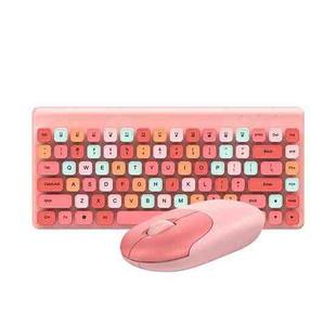 QW02 Wireless Keyboard Mouse Set(Pink)