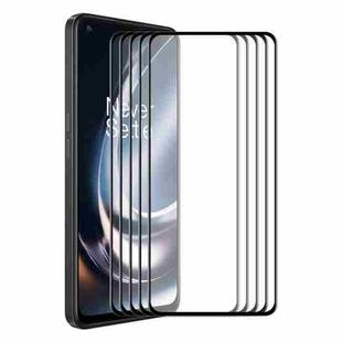 5 PCS For OnePlus Nord CE 2 Lite 5G ENKAY Hat-Prince 6D Full Glue Tempered Glass Full Film