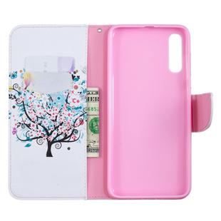 Colored Drawing Pattern Horizontal Flip Leather Case for Samsung Galaxy A70&A7,with Holder & Card Slots & Wallet(Tree)