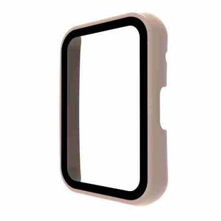 For OPPO Watch Free PC+ Toughened Film Fully Enclosed Protective Watch Case(Pink)