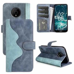 For Nokia C200 Stitching Horizontal Flip Leather Phone Case(Blue)
