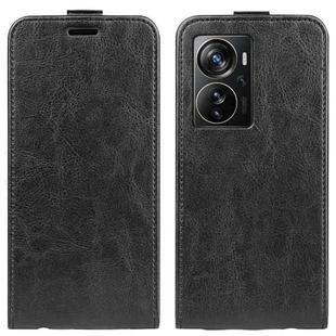 For ZTE Axon 40 Pro R64 Texture Vertical Flip Leather Phone Case(Black)