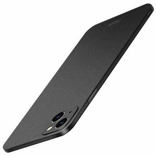 For iPhone 14 Plus  MOFI Fandun Series Frosted PC Ultra-thin Phone Case(Black)