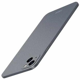 For iPhone 14 Plus  MOFI Fandun Series Frosted PC Ultra-thin Phone Case(Gray)