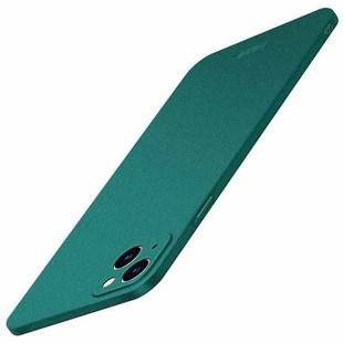 For iPhone 14 Plus  MOFI Fandun Series Frosted PC Ultra-thin Phone Case(Green)