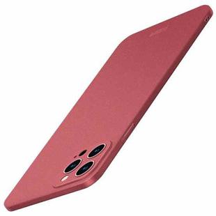 For iPhone 14 Pro Max MOFI Fandun Series Frosted PC Ultra-thin Phone Case(Red)