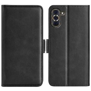 For Huawei Nova 10 Pro Dual-side Magnetic Buckle Horizontal Flip Leather Phone Case(Black)