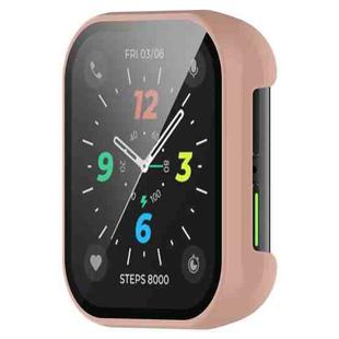 For OPPO Watch 2 46mm Fully Enclosed PC Tempered Film Watch Case(Pink)