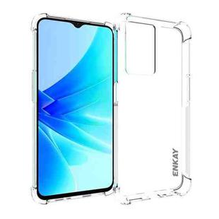 For OPPO A57 4G Global ENKAY Transparent TPU Shockproof Phone Case