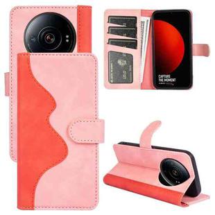 For Xiaomi 12S Ultra Stitching Horizontal Flip Leather Phone Case(Red)