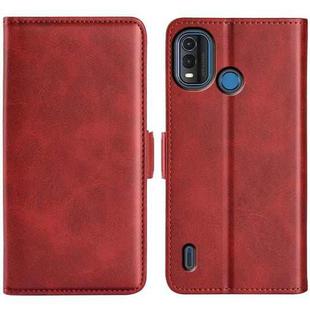 For Nokia G11 Plus Dual-side Magnetic Buckle Horizontal Flip Leather Phone Case(Red)