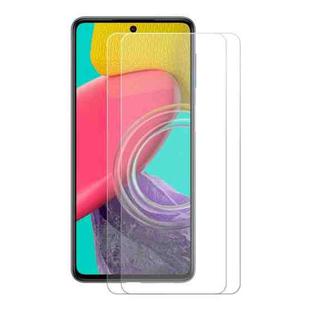 For Samsung Galaxy M53 2pcs ENKAY 0.26mm 9H 2.5D Curved Edge Tempered Glass Screen Film
