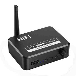 B35S Bluetooth 5.2 Music Receiver Digital to Analog Converter Supports U-disk Fiber Coaxial
