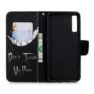 Colored Drawing Pattern Horizontal Flip Leather Case for Samsung Galaxy A7&A750,with Holder & Card Slots & Wallet(Smirk)