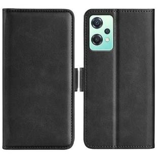 For OnePlus Nord CE 2 Lite Dual-side Magnetic Buckle Horizontal Flip Leather Phone Case(Black)