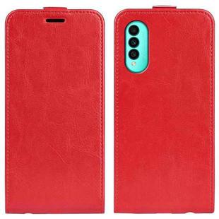 For Wiko T50 R64 Texture Vertical Flip Leather Phone Case(Red)