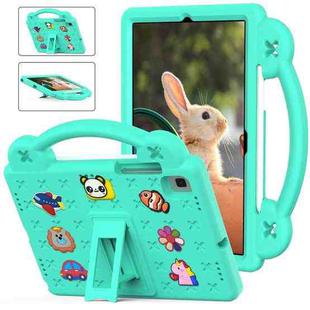 For Samsung Galaxy Tab A7 10.4 2020 T500/T505 Handle Kickstand Children EVA Shockproof Tablet Case(Mint Green)