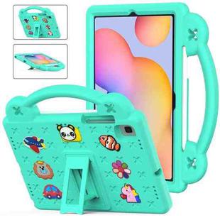For Samsung Galaxy Tab S6 Lite 10.4 2020/2022 Handle Kickstand Children EVA Shockproof Tablet Case(Mint Green)