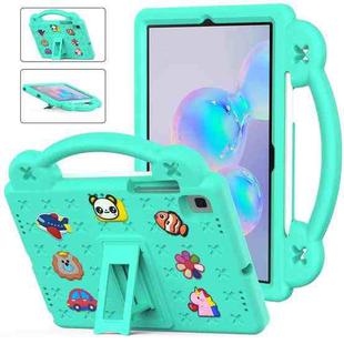 For Samsung Galaxy Tab S6 10.5 2019 T860/T865 Handle Kickstand Children EVA Shockproof Tablet Case(Mint Green)