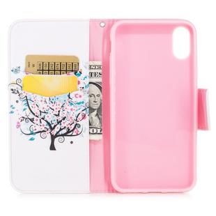 Colored Drawing Pattern Horizontal Flip Leather Case for Samsung Galaxy Note9,with Holder & Card Slots & Wallet(Tree)