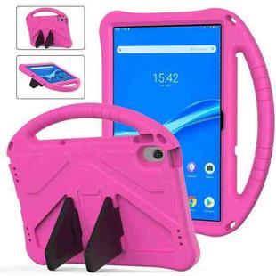 For Lenovo Tab M10 Plus 10.6 3rd Gen TB125FU 2022 EVA Shockproof Tablet Case with Holder(Rose Red)