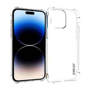 For iPhone 14 Pro ENKAY Clear TPU Shockproof Phone Case