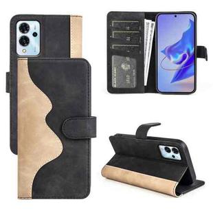 For ZTE Blade V40 Pro Stitching Horizontal Flip Leather Phone Case(Black)