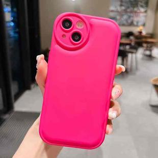 For iPhone 13 Liquid Airbag Decompression Phone Case(Light Rose Red)