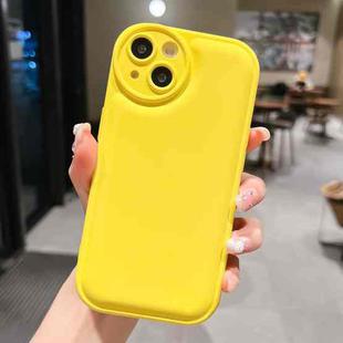 For iPhone 12 Pro Max Liquid Airbag Decompression Phone Case(Lemon Yellow)