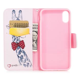 Colored Drawing Pattern Horizontal Flip Leather Case for Samsung Galaxy A8 Plus,with Holder & Card Slots & Wallet(Deer)