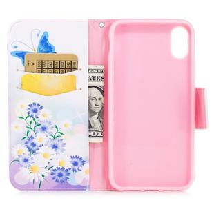 Colored Drawing Pattern Horizontal Flip Leather Case for Samsung Galaxy A8&A530,with Holder & Card Slots & Wallet(Butterfly Love)