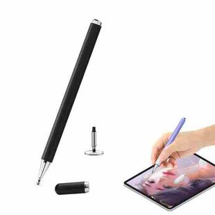 AT-28 Macarone Color Passive Capacitive Pen Mobile Phone Touch Screen Stylus with 1 Pen Head(Black)