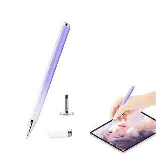AT-28 Macarone Color Passive Capacitive Pen Mobile Phone Touch Screen Stylus with 1 Pen Head(Purple)