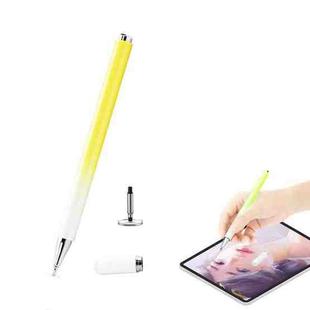 AT-28 Macarone Color Passive Capacitive Pen Mobile Phone Touch Screen Stylus with 1 Pen Head(Yellow)