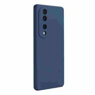 For Honor 70 ENKAY Liquid Silicone Shockproof Phone Case(Dark Blue)