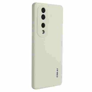 For Honor 70 Pro / Pro+ ENKAY Liquid Silicone Shockproof Phone Case(Beige)
