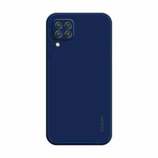 For Samsung Galaxy A22 4G ENKAY Liquid Silicone Shockproof Phone Case(Dark Blue)