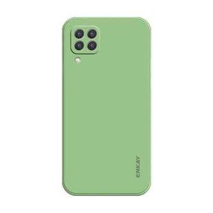 For Samsung Galaxy M53 5G ENKAY Liquid Silicone Shockproof Phone Case(Light Green)